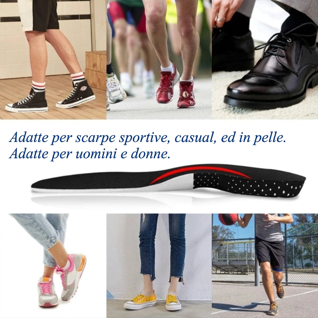 Adatte a scarpe sportive, casual ed eleganti