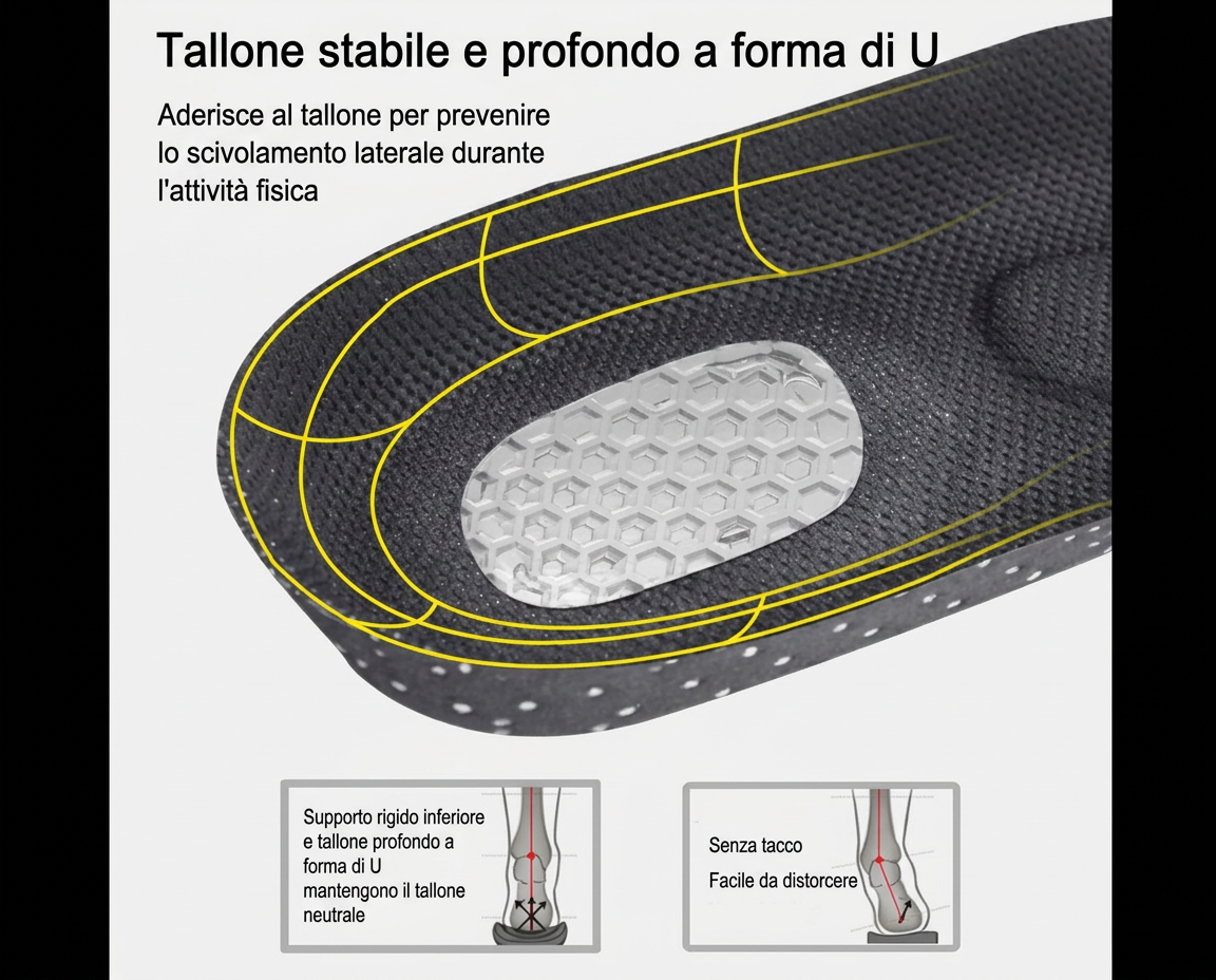 Tallone stabile a U profonda